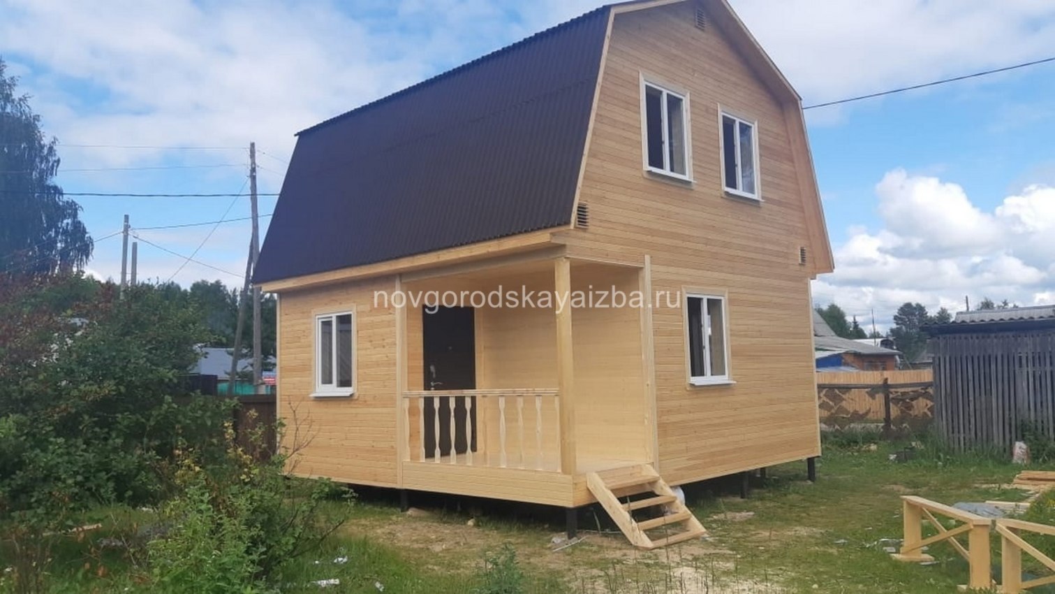 Каркасный дом под ключ в кредит